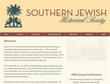 Tablet Screenshot of jewishsouth.org